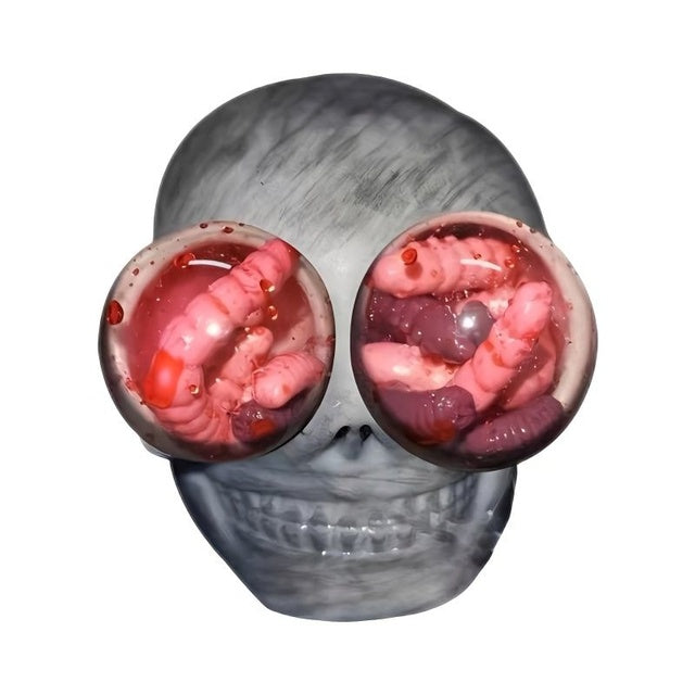 Gothic Skull Squeeze Stress Relief Toy – Squishy Silicone Decompression Fidget