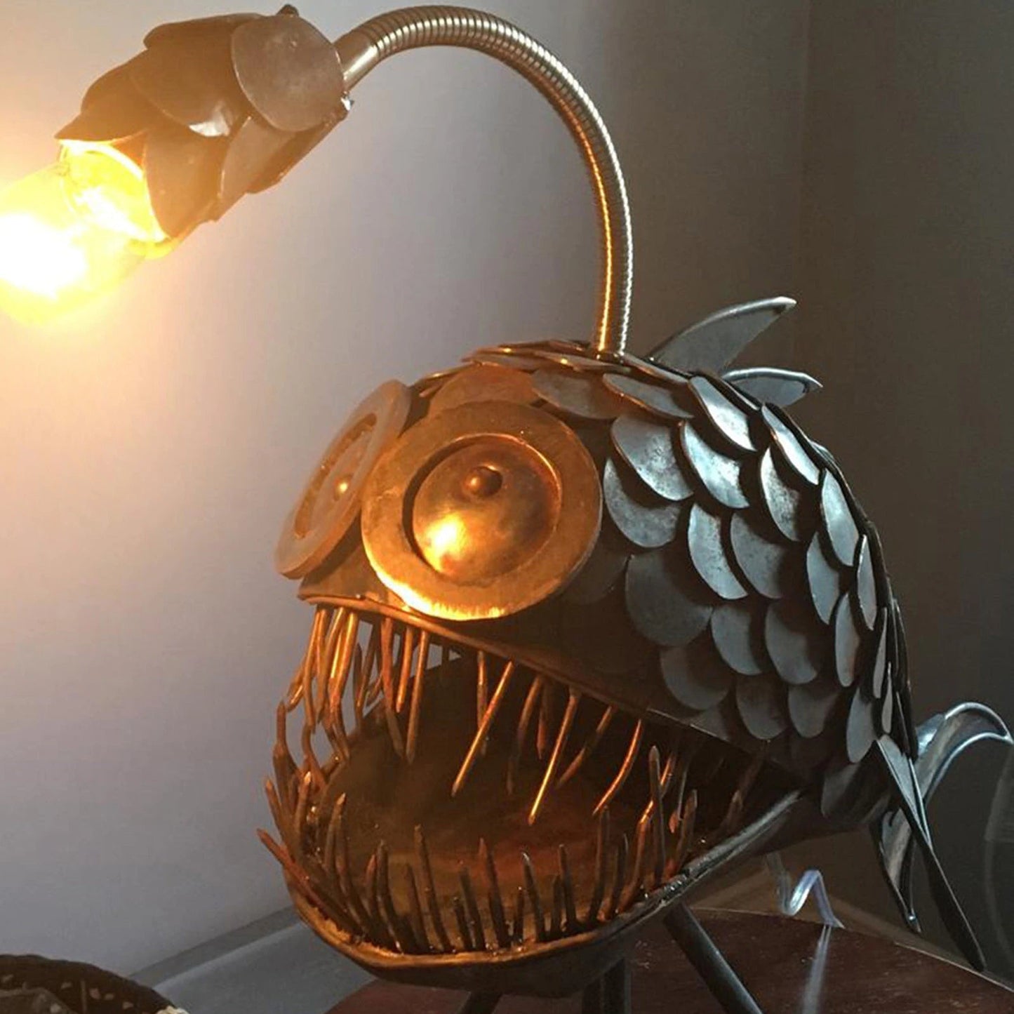 Angler Fish Lamp – Deep Sea LED Night Light & Quirky Home Decor