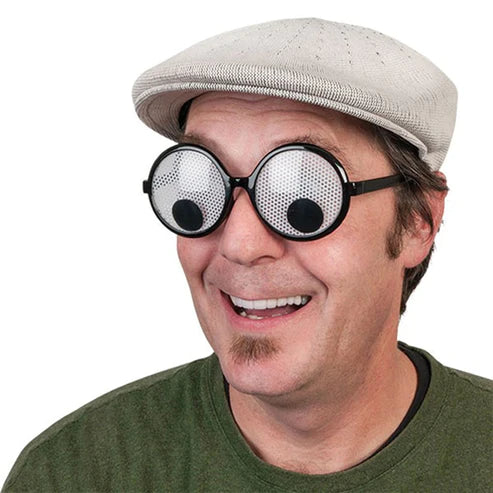 Shaking Googly Eyes Goggles – Funny Novelty Glasses for Parties & Pranks