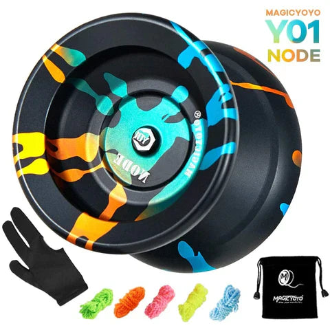 MAGICYOYO Y03 Hertz Unresponsive Yoyo - Lightweight Alloy 6061 Butterfly Yoyo for Tricks & Professional Play