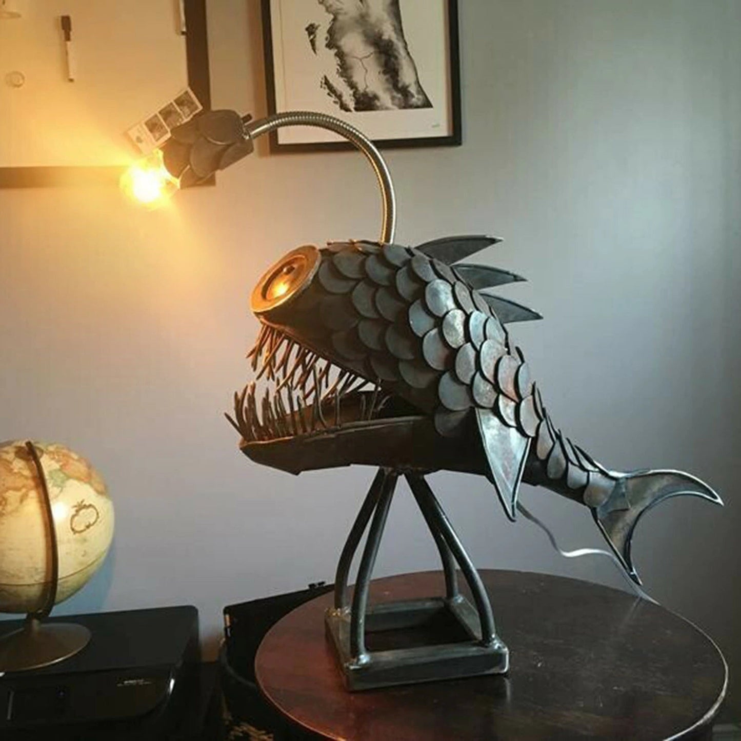 Angler Fish Lamp – Deep Sea LED Night Light & Quirky Home Decor