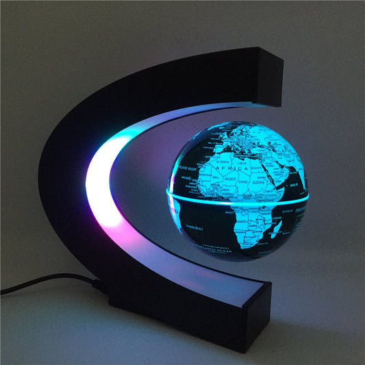 Magnetic Levitating Globe Lamp - Floating LED World Map Antigravity Desk Lamp for Home & Office Decor