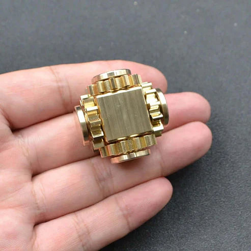 Gear Cube Spinner | 3D Mechanical Puzzle Fidget Toy for All Ages