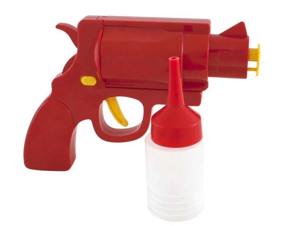Condiment Dispenser Gun – Ketchup, Mustard & Sauce Squeeze Bottle for Kitchen & BBQ
