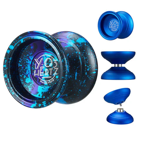 MAGICYOYO Y03 Hertz Unresponsive Yoyo - Lightweight Alloy 6061 Butterfly Yoyo for Tricks & Professional Play