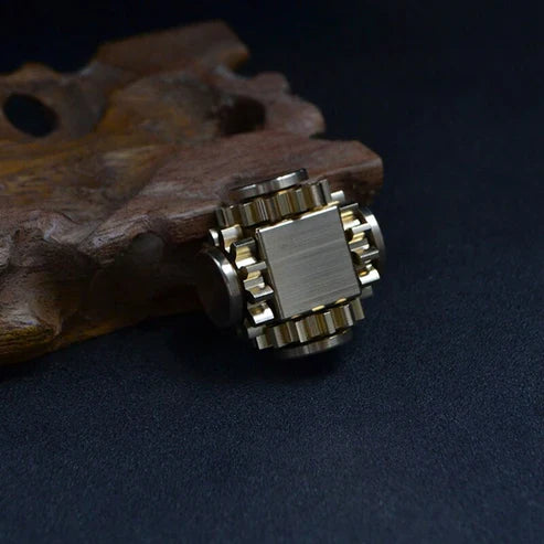 Gear Cube Spinner | 3D Mechanical Puzzle Fidget Toy for All Ages