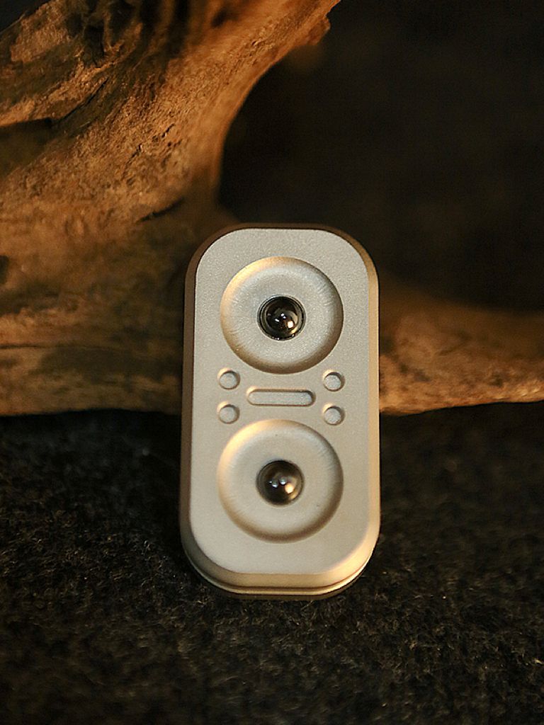 Fidget Slider - Magnetic Push Triangle Metal Stress Relief Toy for ADHD & Anxiety