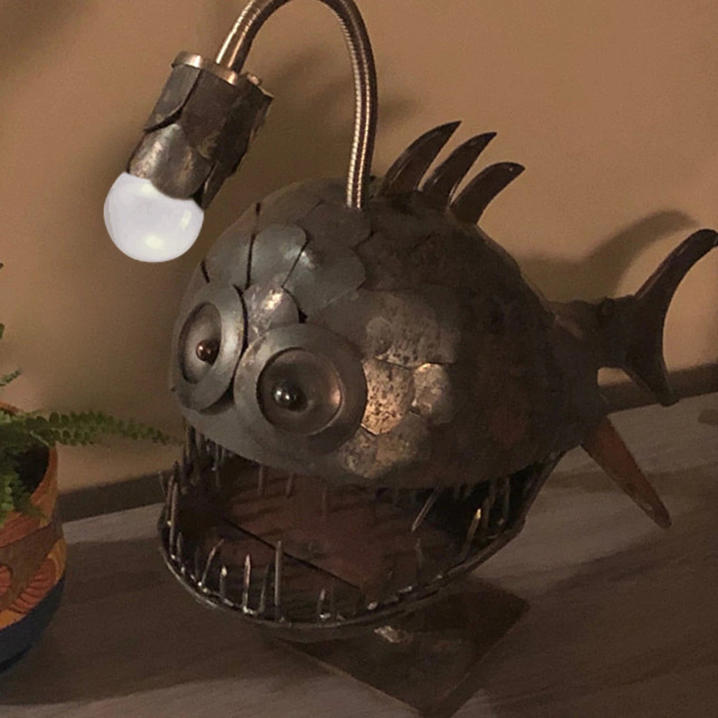 Angler Fish Lamp – Deep Sea LED Night Light & Quirky Home Decor