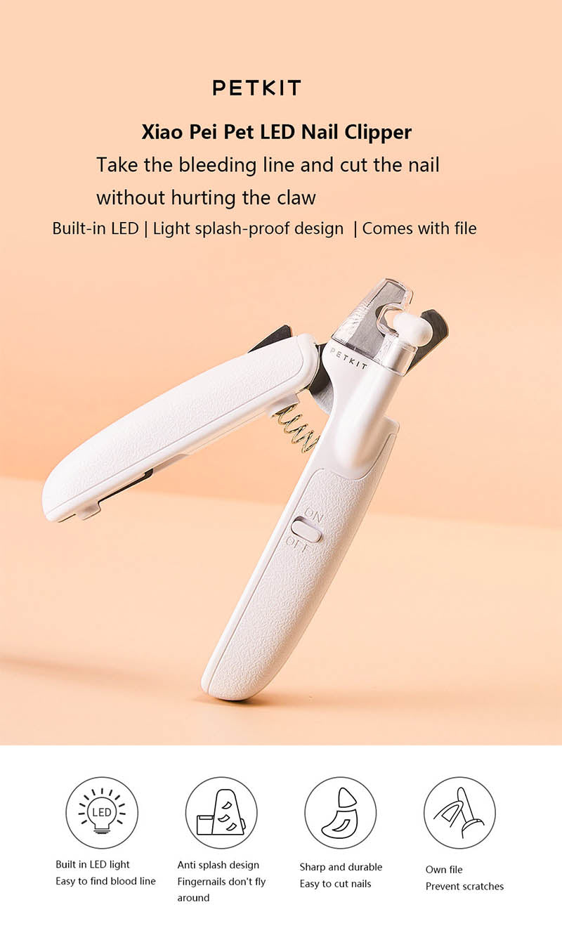 Pet Grooming Kit – LED Electric Nail Grinder, Teeth Cleaning Wipes, Paw Moisturiser & Silicone Scrubber