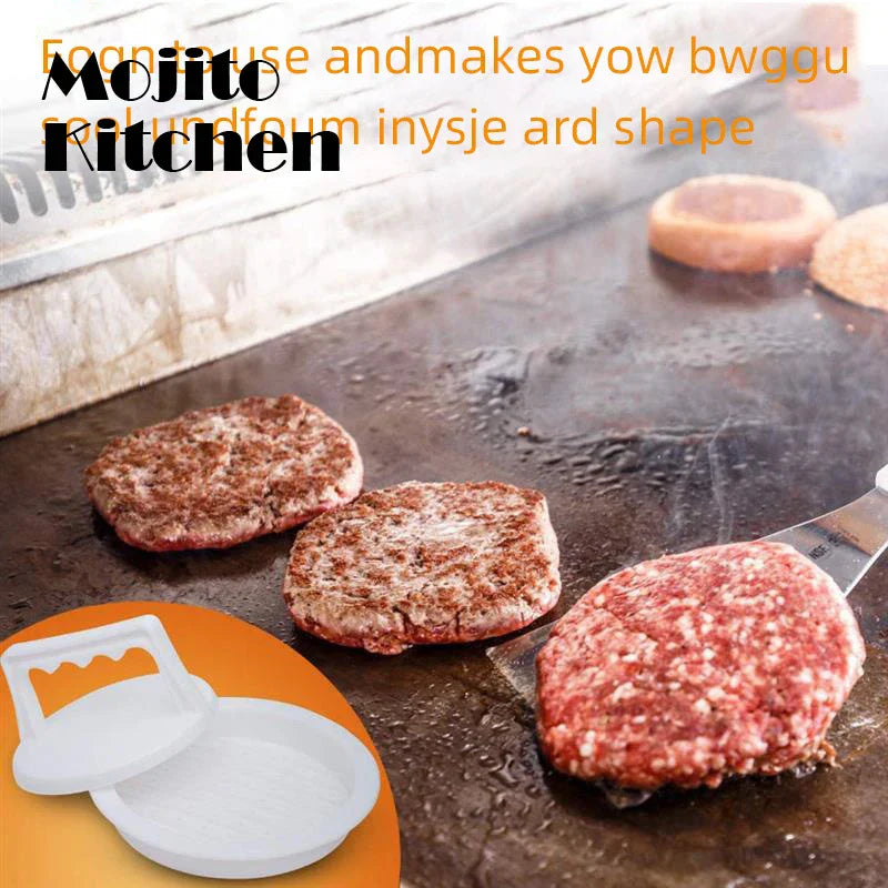 Burger Patty Mold Press – Food-Grade Hamburger Meat & Beef Maker Grill Tool