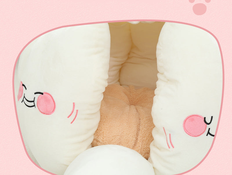 Funny Garlic Cat Bed – Soft Warm Pet House Mat for Cats & Small Dogs