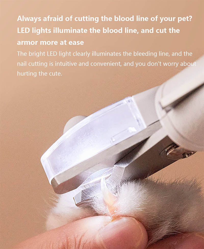 Pet Grooming Kit – LED Electric Nail Grinder, Teeth Cleaning Wipes, Paw Moisturiser & Silicone Scrubber