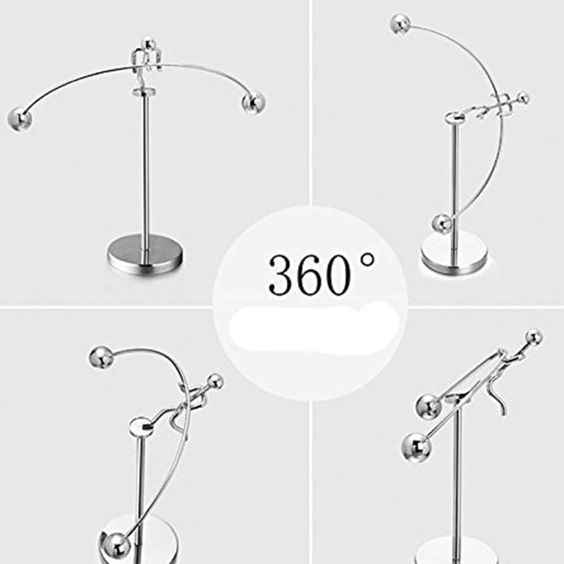 Stainless Steel Weightlifter Kinetic Balance Desk Toy – Perpetual Motion Sculpture | Office Decor & Stress Relief Gift