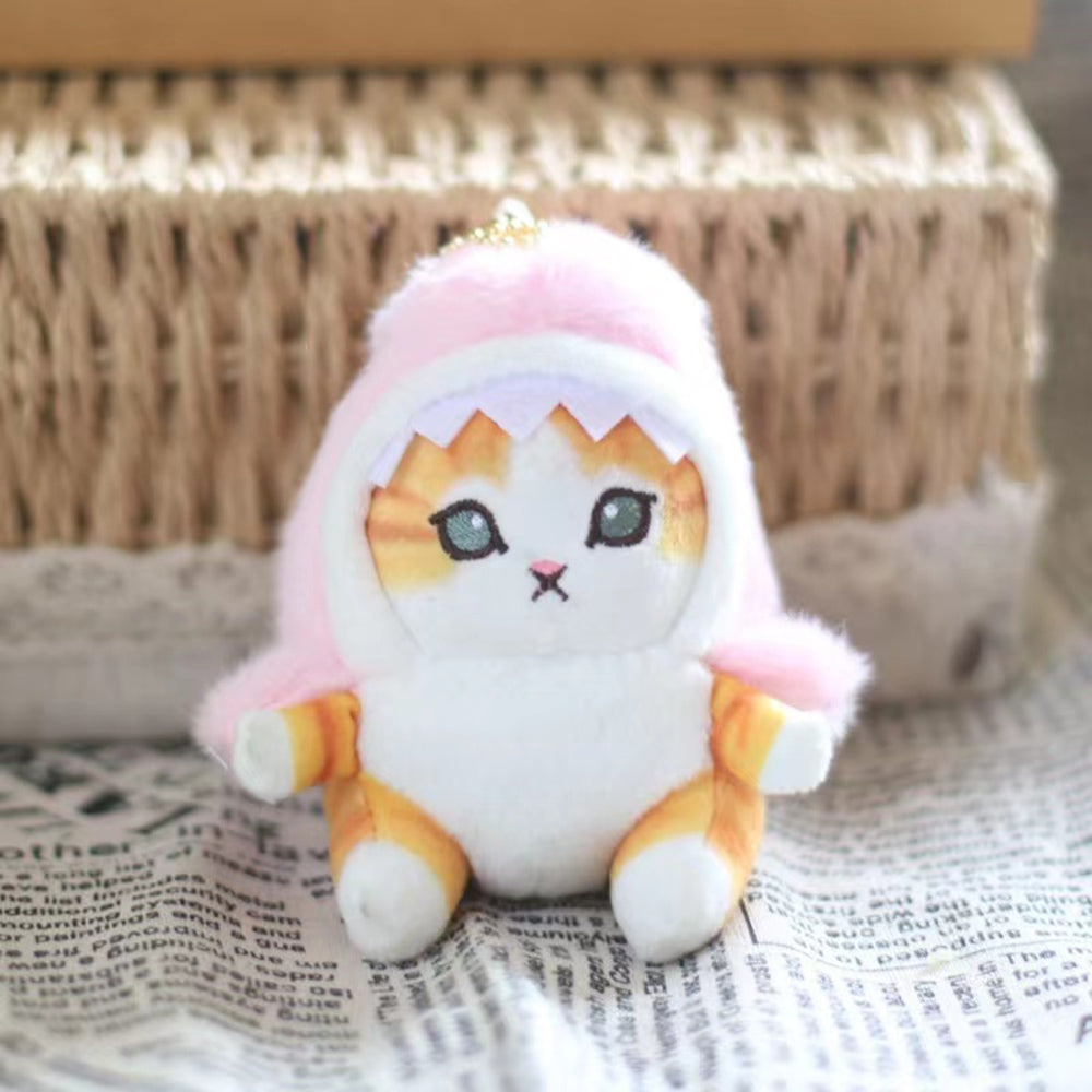 Cute Plush Toy - Shark Cat Fried Shrimp Soft Stuffed Animal Pillow