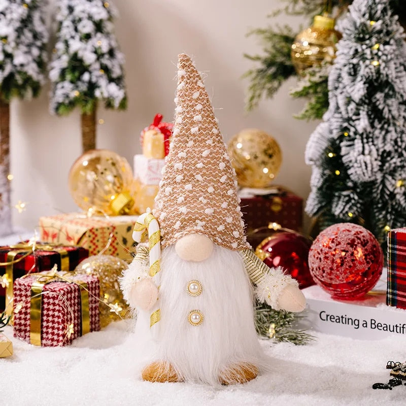Christmas Gnome Elf Doll - 30cm LED Light Holiday Decoration