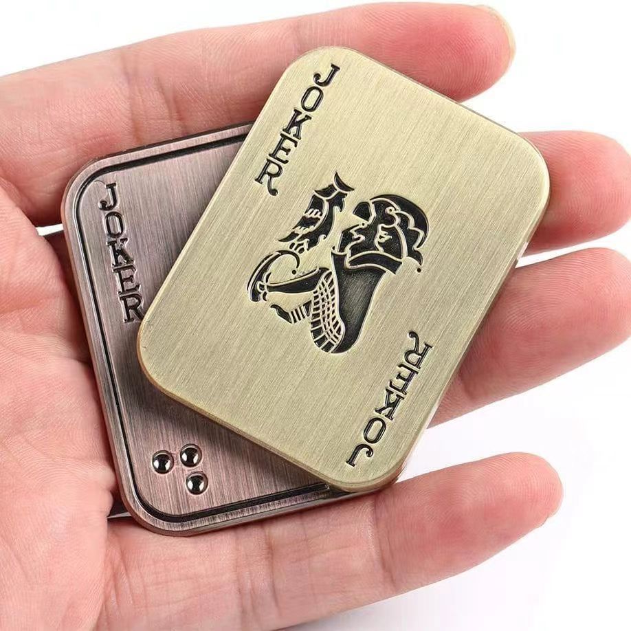 Fidget Slider - Magnetic Push Triangle Metal Stress Relief Toy for ADHD & Anxiety