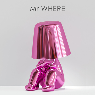 Golden Man Resin LED Night Light – Italian Style Decorative Table Lamp
