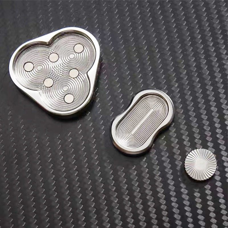 Triangle Magnetic Slider - Rotating Push Fidget Toy for Stress Relief & ADHD