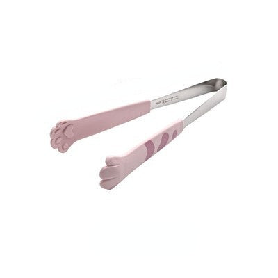 Japanese Cat Paw Food Tongs – Cute Cartoon Stainless Steel Meal Tongs