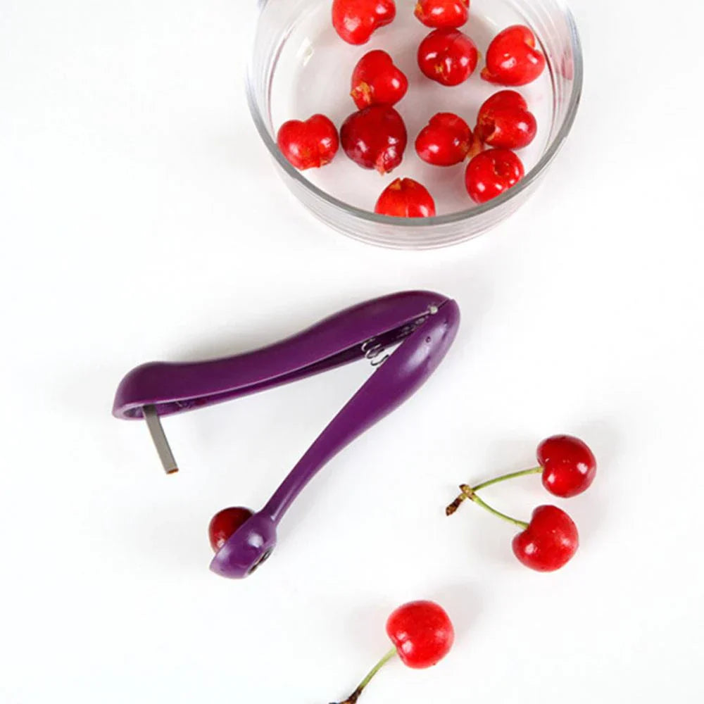 Cherry Pitter & Fruit Core Seed Remover – Easy One-Press Stainless Steel Kitchen Tool