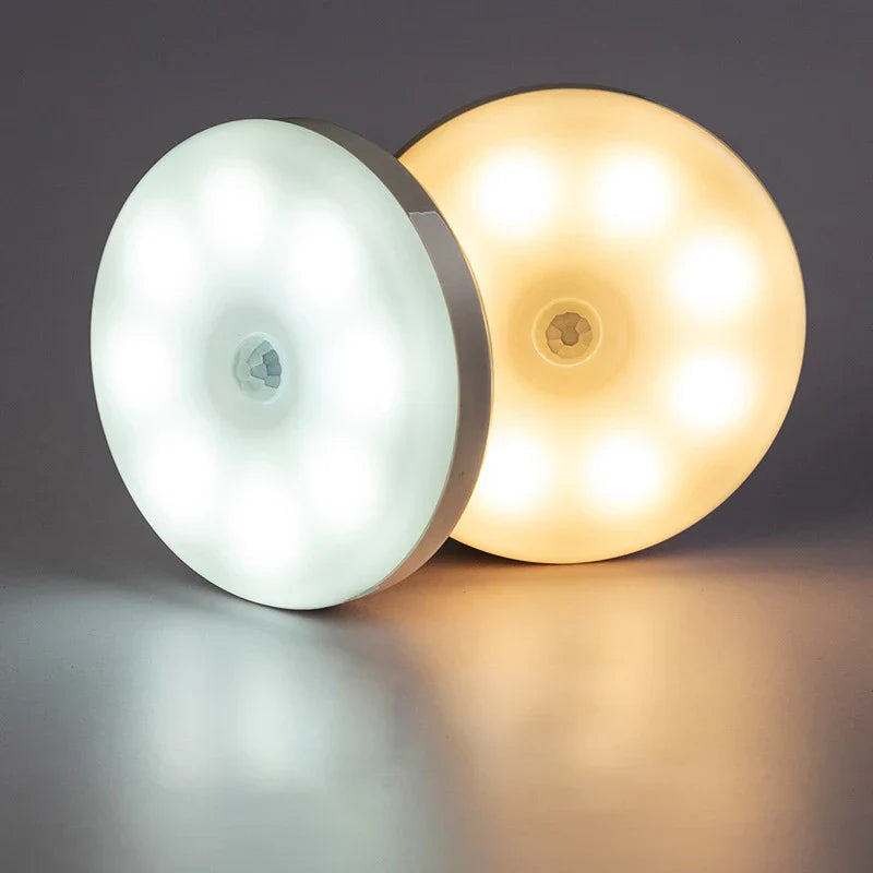 LED Motion Sensor Night Light – Wireless Auto-On Stick-On Light for Home & Hallway