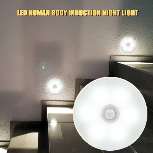 LED Motion Sensor Night Light – Wireless Auto-On Stick-On Light for Home & Hallway