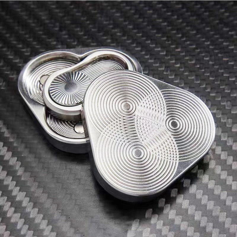 Triangle Magnetic Slider - Rotating Push Fidget Toy for Stress Relief & ADHD