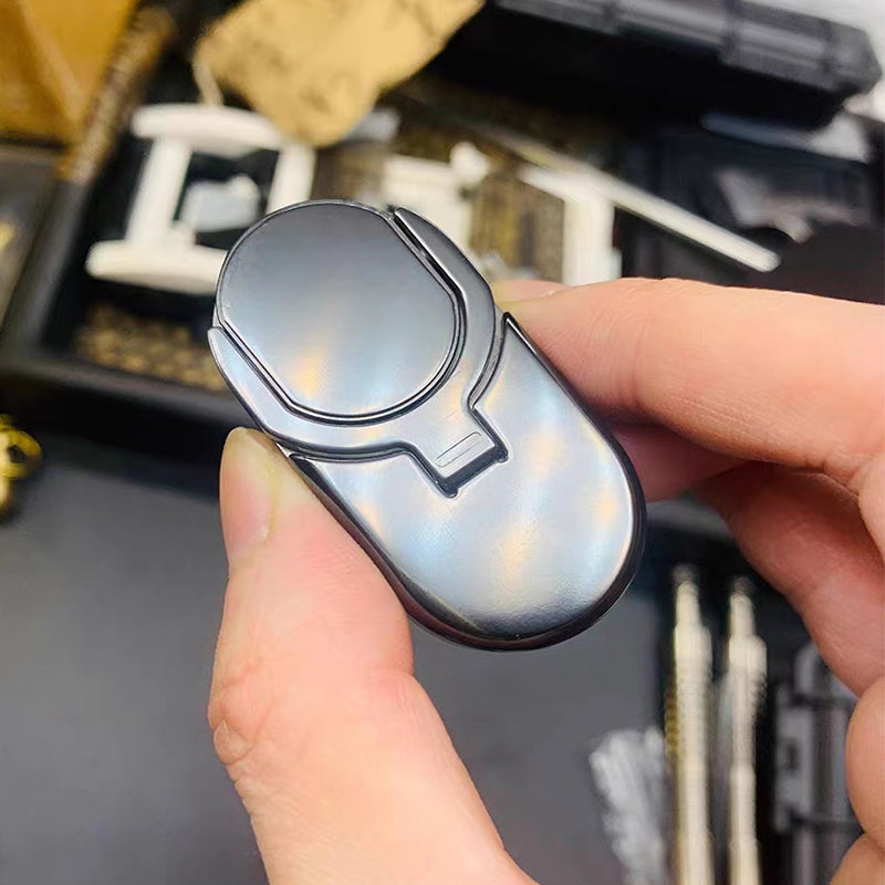 Finger Push Spin Fidget Slider – Stainless Steel Decompression Toy
