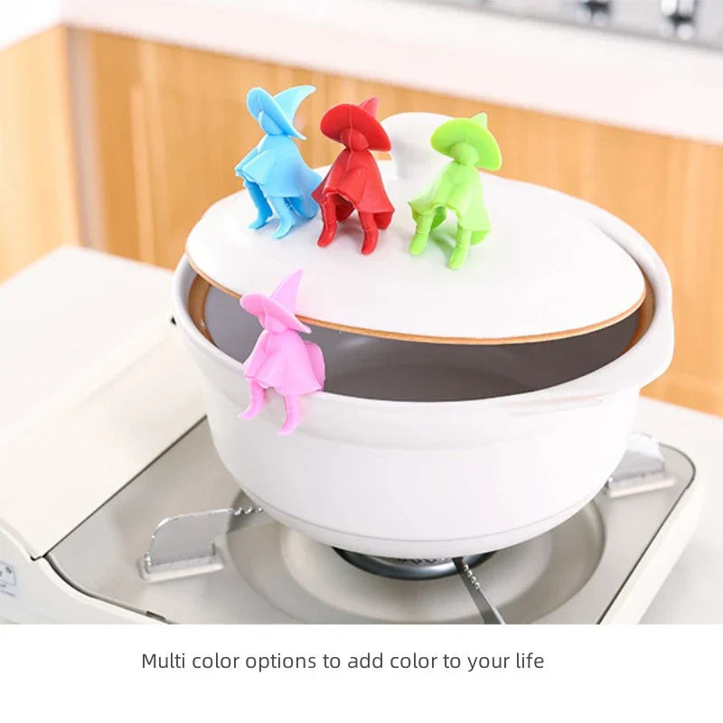 Little Witch Silicone Spoon Holder – Heat Resistant Cooking Utensil & Tableware Rest