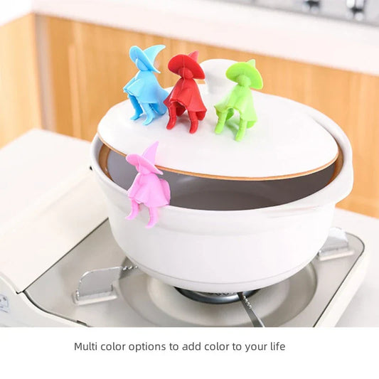 Little Witch Silicone Spoon Holder – Heat Resistant Cooking Utensil & Tableware Rest