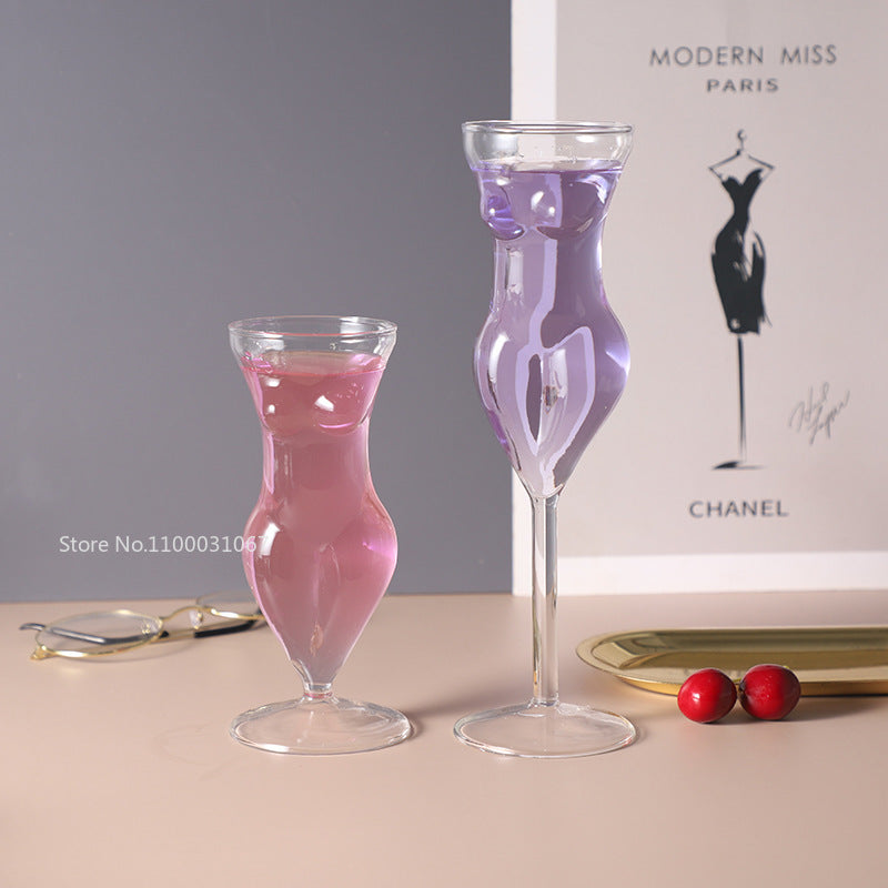 Novelty Figure Shape Glass Mug - Unique Borosilicate Coffee & Tea Cup