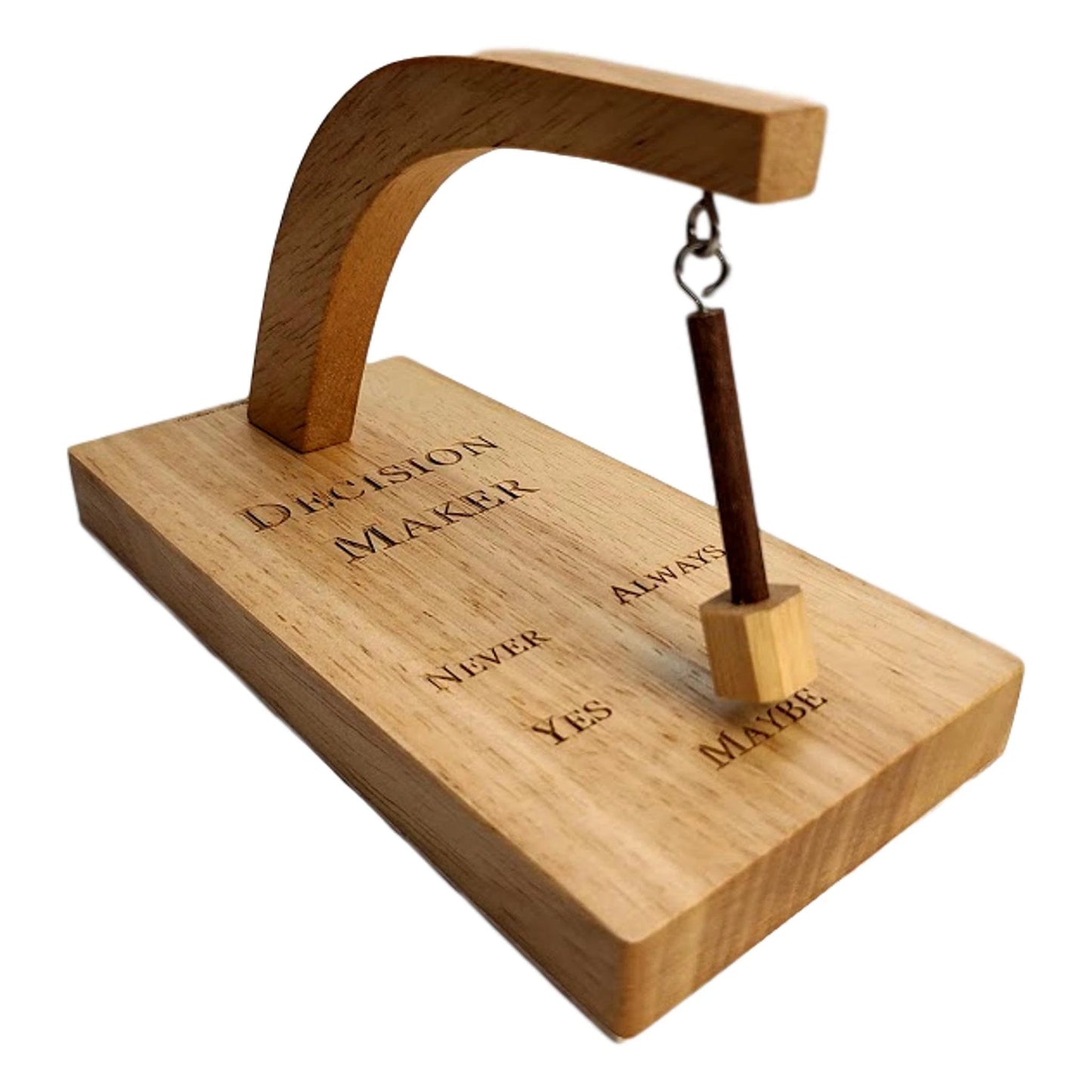 Wooden Magnetic Pendulum Decision Maker – Desk Toy & Novelty Gift