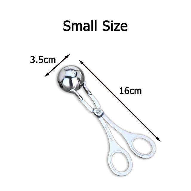 Stainless Steel Meatball Maker Tool – Non-Stick Meat Ball Shaper Scoop