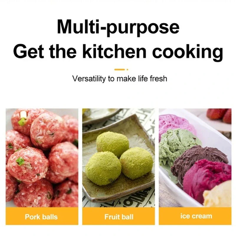 Stainless Steel Meatball Maker Tool – Non-Stick Meat Ball Shaper Scoop