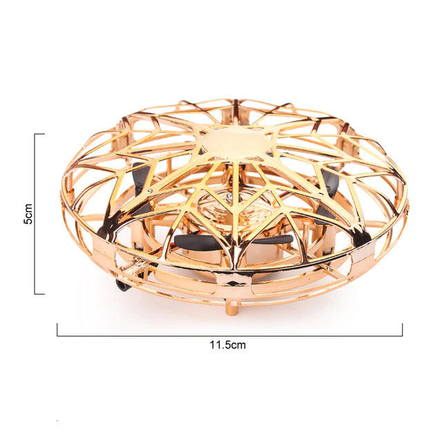 RC UFO Drone – Hand Sensing Infrared Flying Toy with LED Lights for Kids & Adults