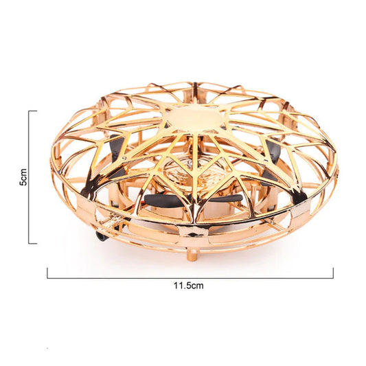 RC UFO Drone – Hand Sensing Infrared Flying Toy with LED Lights for Kids & Adults