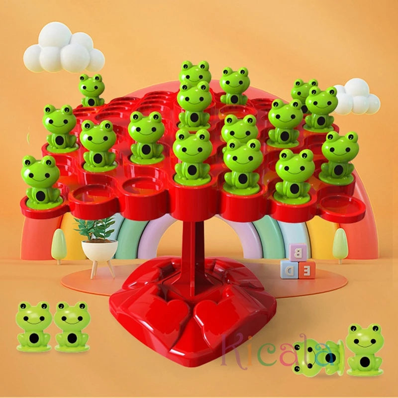 Balancing Tree Frog Toy – Fun Stacking & Balance Skill Game