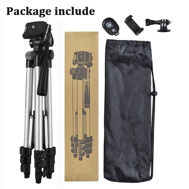 NA-3120 40-Inch Universal Phone Tripod Stand – Flexible Photography & Video Tripod for Smartphones & Cameras