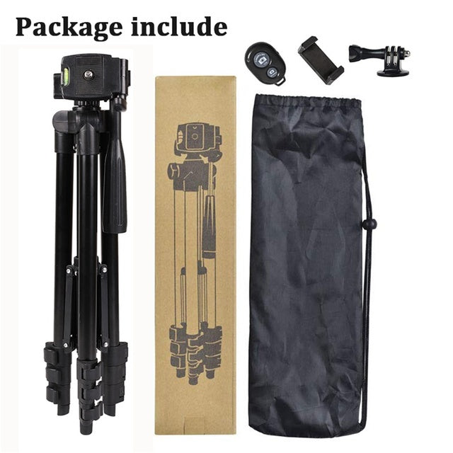NA-3120 40-Inch Universal Phone Tripod Stand – Flexible Photography & Video Tripod for Smartphones & Cameras