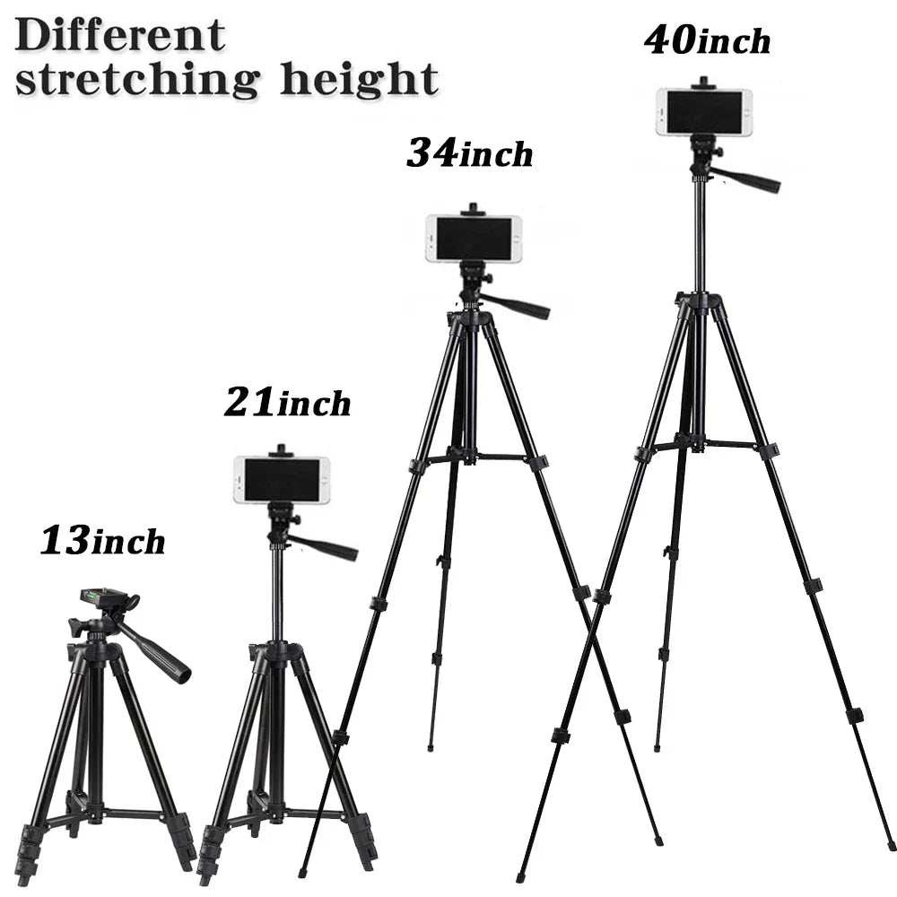 NA-3120 40-Inch Universal Phone Tripod Stand – Flexible Photography & Video Tripod for Smartphones & Cameras