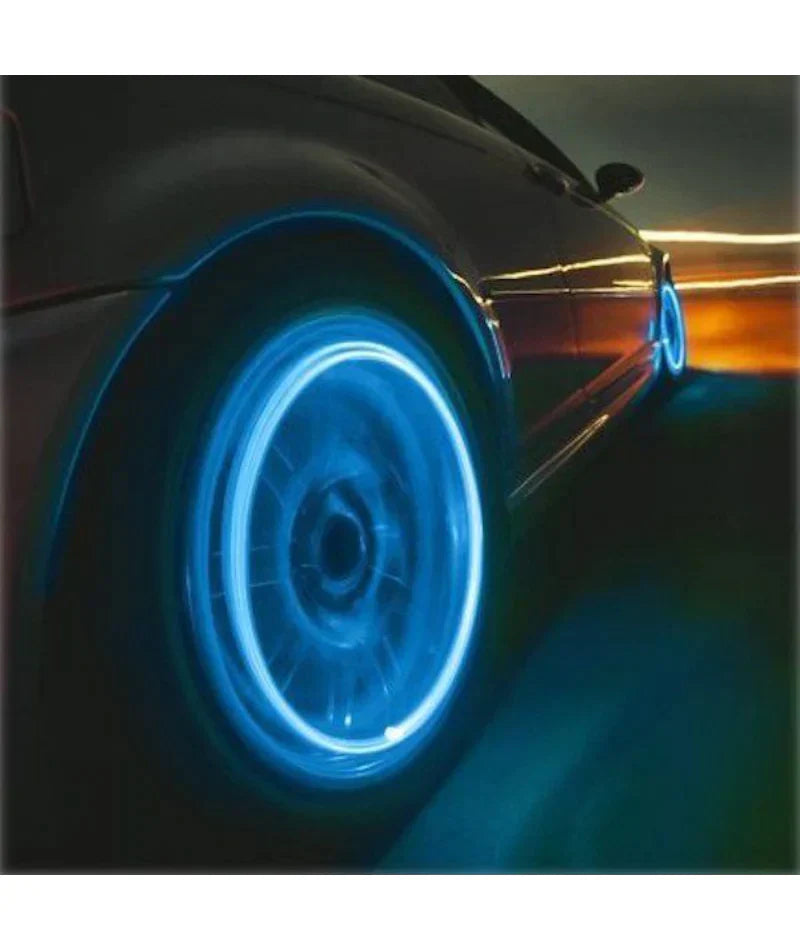 Wheel LED Lights - 4 pcs Set - Car Tire Valve Stem Cap Lights