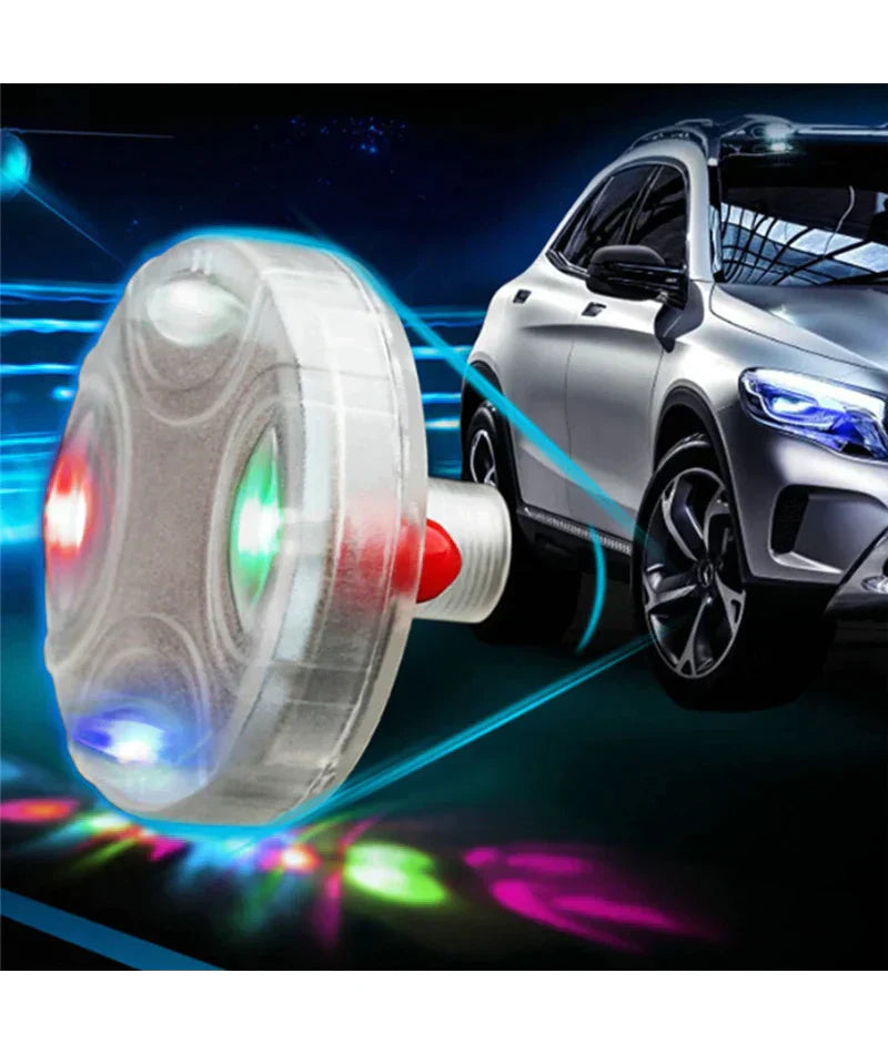 Wheel LED Lights - 4 pcs Set - Car Tire Valve Stem Cap Lights