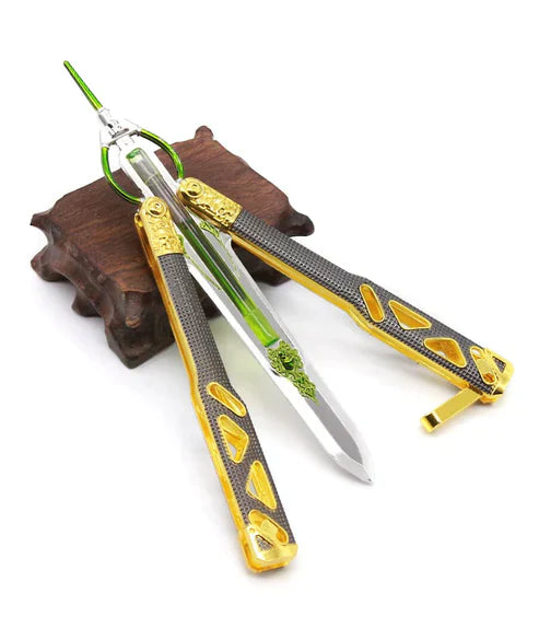 Apex Legends Octane Balisong Heirloom - Metal Butterfly Knife Replica