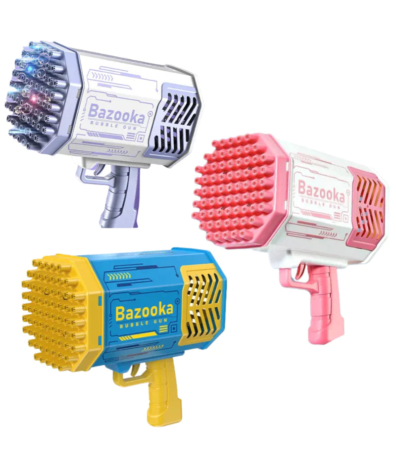 Bubbly™ Bazooka Bubble Gun – Automatic Electric Bubble Blaster for Kids