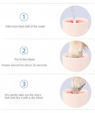 Pet Paw Cleaner – Portable Dog Paw Washer Cup for Muddy Paws