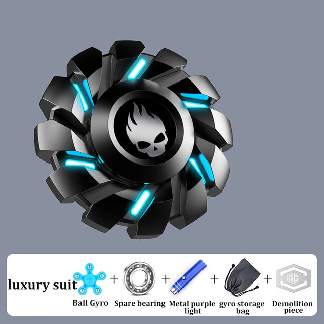 Luminous Metal Fidget Spinner – Glow in the Dark Stress Relief Toy