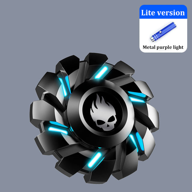 Luminous Metal Fidget Spinner – Glow in the Dark Stress Relief Toy