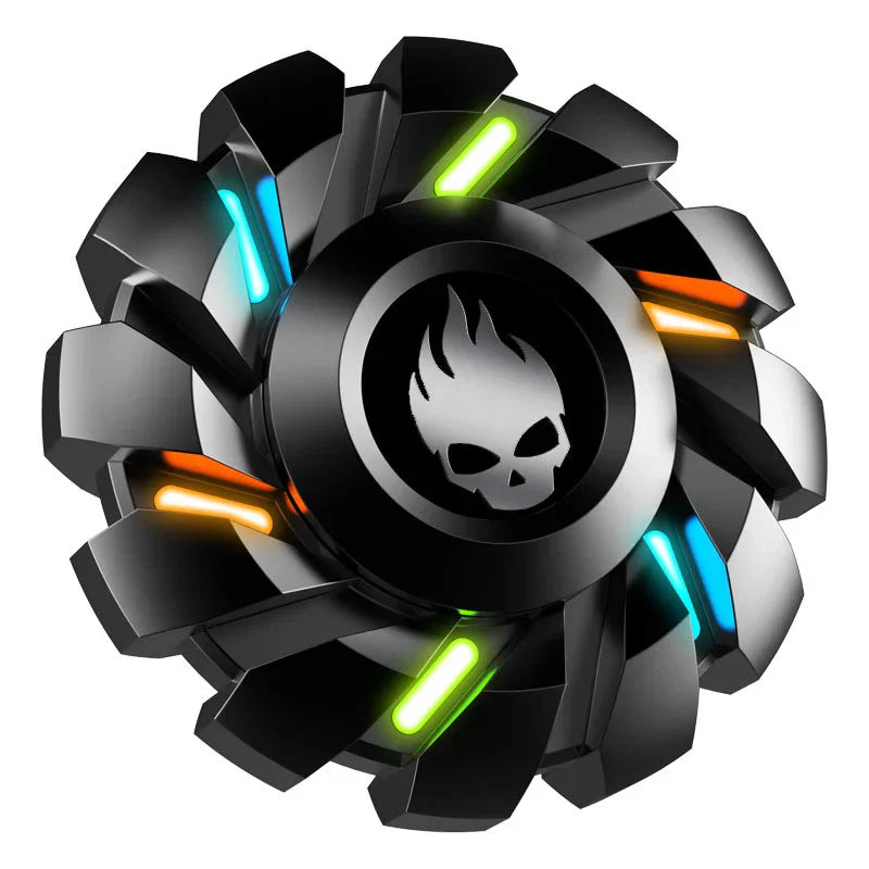 Luminous Metal Fidget Spinner – Glow in the Dark Stress Relief Toy