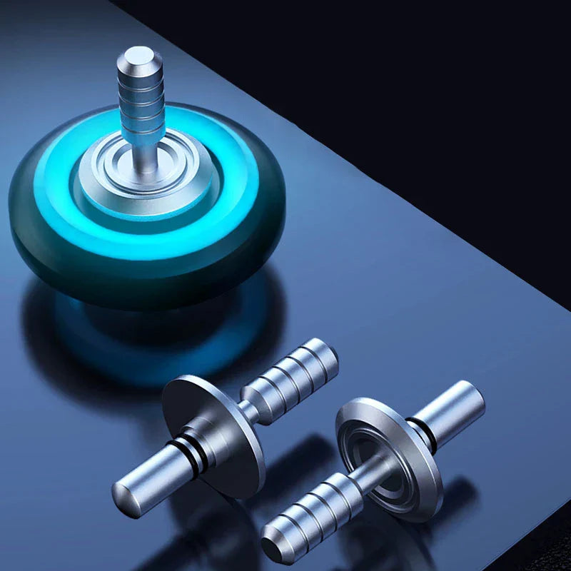 Luminous Metal Fidget Spinner – Glow in the Dark Stress Relief Toy
