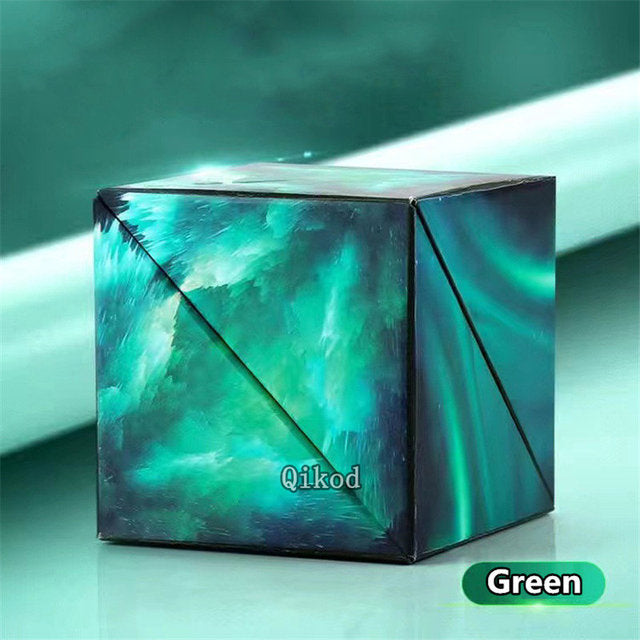Geometric Magnetic Magic Cube – 3D Shape-Shifting Fidget Puzzle Toy | 70+ Shapes | Anti-Stress